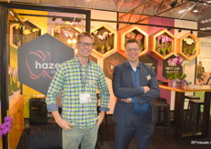 De gebroeders Sjors en Chiel Hazeu van de gelijknamige orchideeenkwekerij Hazeu Orchids.